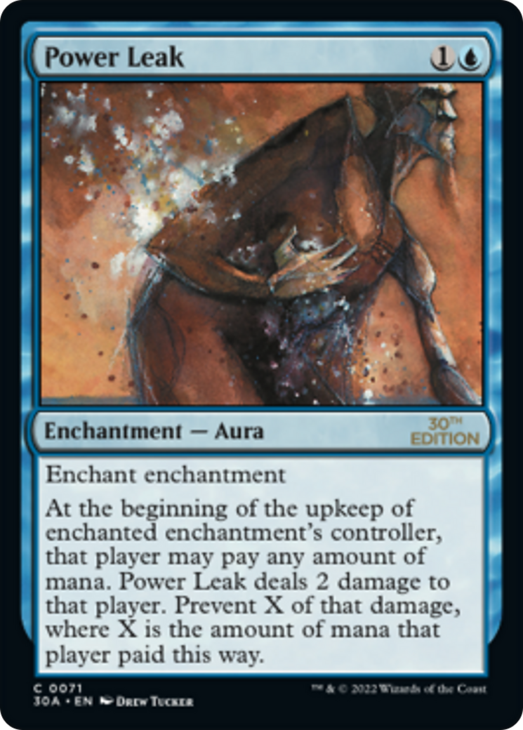 Power Leak (30A-071) - 30th Anniversary Edition - Premium MTG Single from Wizards of the Coast - Just $0.60! Shop now at Game Crave Tournament Store