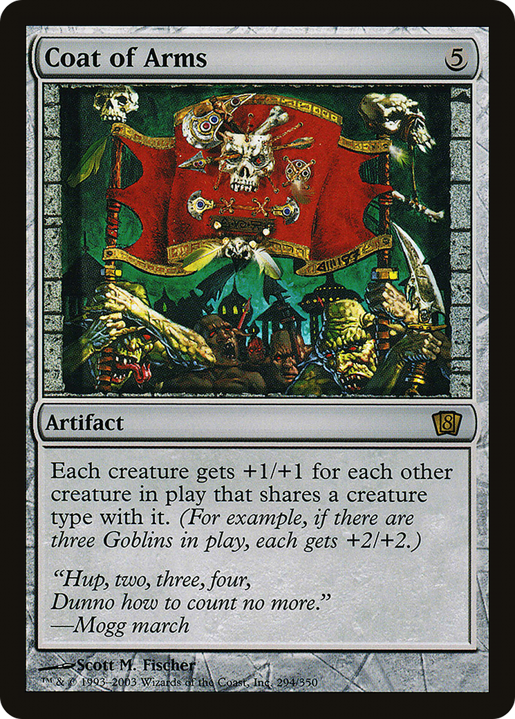 Coat of Arms (8ED-294★) - Eighth Edition Foil - Premium MTG Single from Wizards of the Coast - Just $8.67! Shop now at Game Crave Tournament Store
