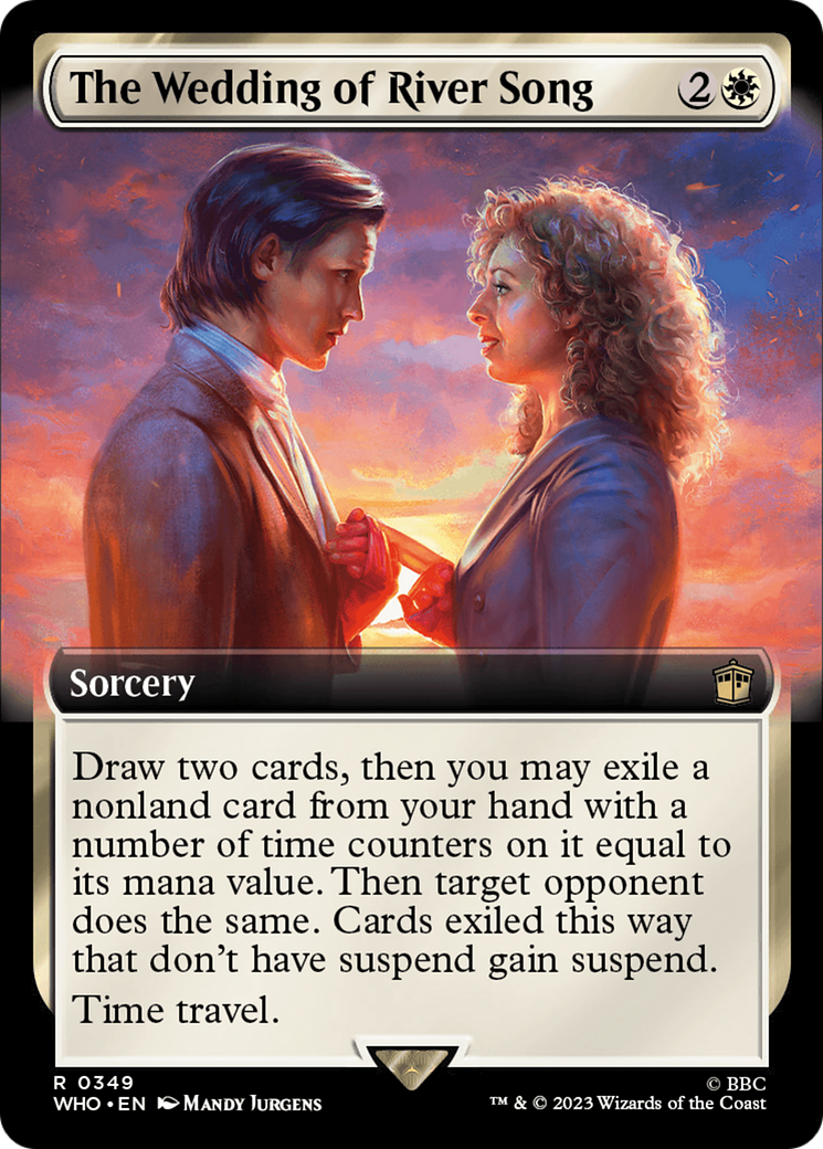 The Wedding of River Song (WHO-349) - Doctor Who: (Extended Art) - Premium MTG Single from Wizards of the Coast - Just $0.08! Shop now at Game Crave Tournament Store