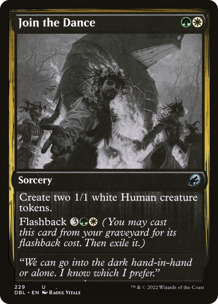 Join the Dance (DBL-229) - Innistrad: Double Feature Foil - Premium MTG Single from Wizards of the Coast - Just $0.11! Shop now at Game Crave Tournament Store