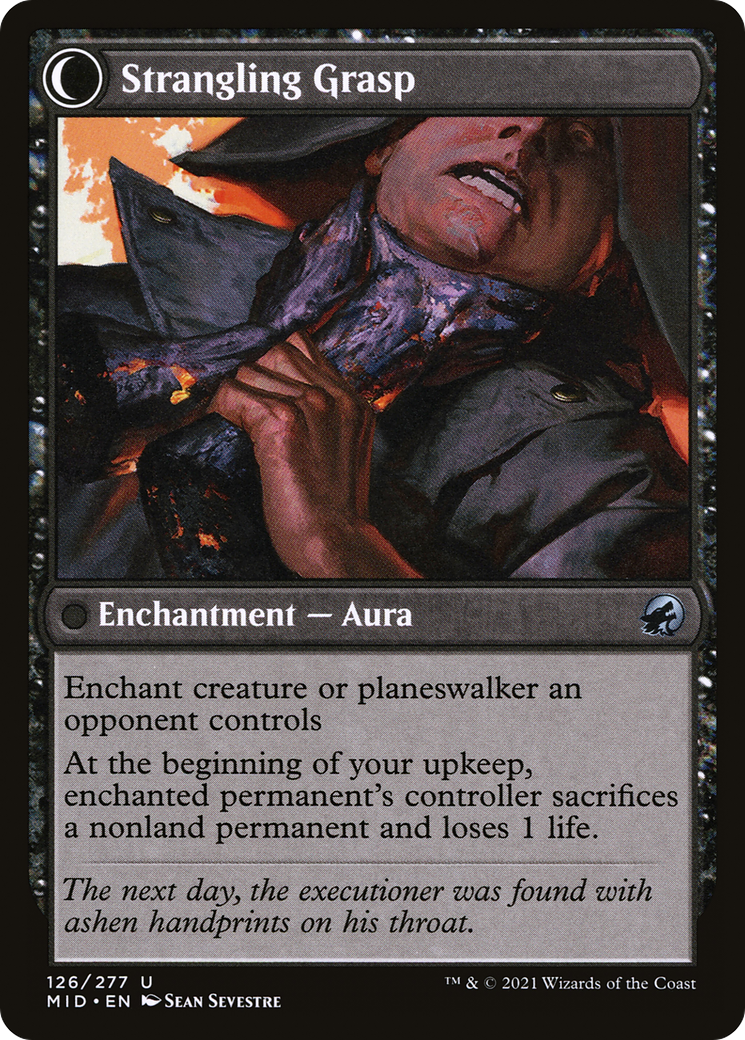 Vengeful Strangler // Strangling Grasp (MID-126) - Innistrad: Midnight Hunt: (Double Faced Transform) Foil - Premium MTG Single from Wizards of the Coast - Just $0.08! Shop now at Game Crave Tournament Store