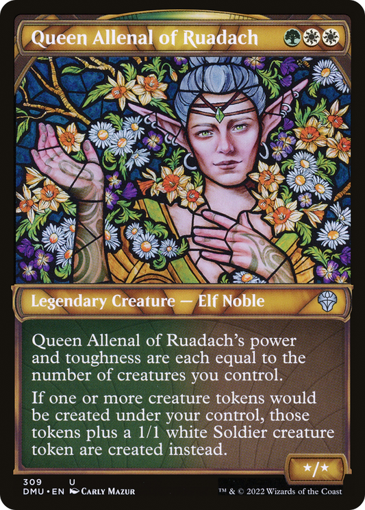 Queen Allenal of Ruadach (DMU-309) - Dominaria United: (Showcase) - Premium MTG Single from Wizards of the Coast - Just $0.25! Shop now at Game Crave Tournament Store