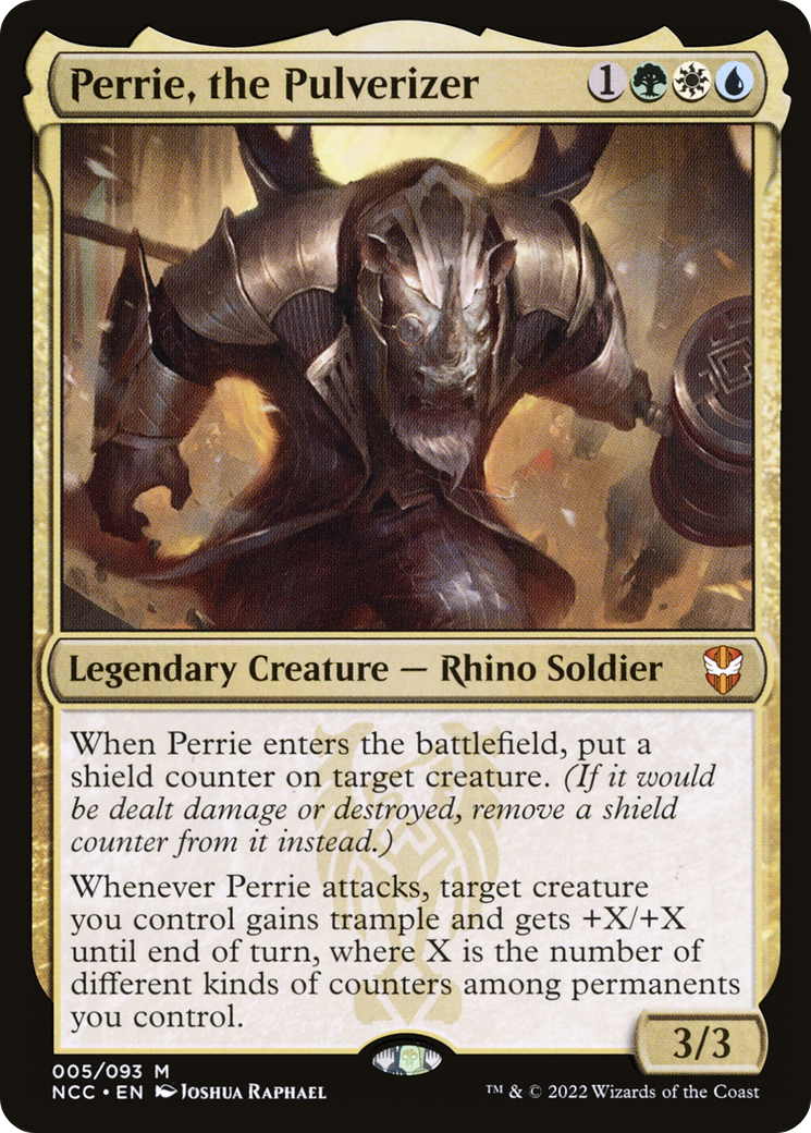 Perrie, the Pulverizer (NCC-005) - New Capenna Commander - Premium MTG Single from Wizards of the Coast - Just $0.08! Shop now at Game Crave Tournament Store