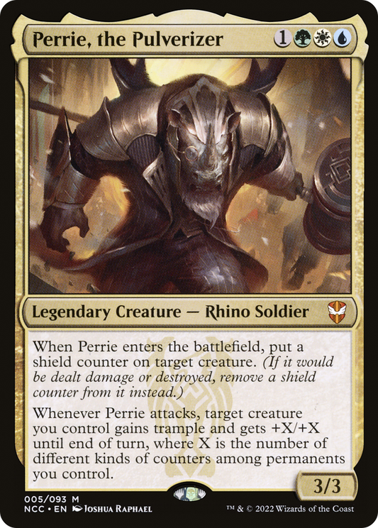 Perrie, the Pulverizer (NCC-005) - New Capenna Commander - Premium MTG Single from Wizards of the Coast - Just $0.08! Shop now at Game Crave Tournament Store
