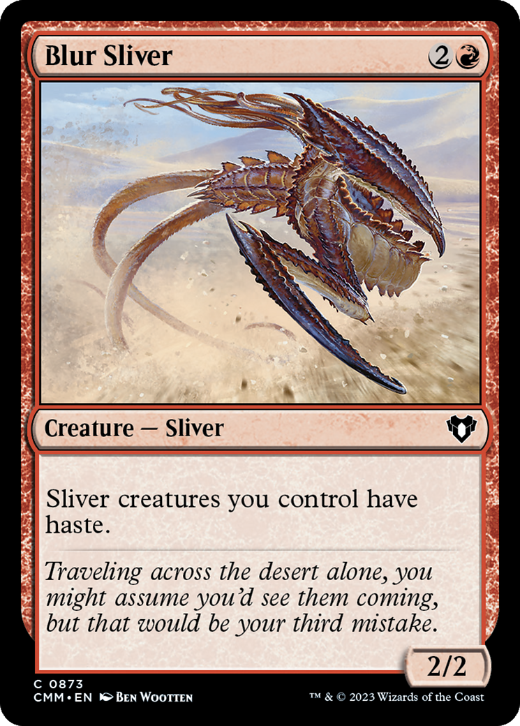 Blur Sliver (CMM-873) - Commander Masters - Premium MTG Single from Wizards of the Coast - Just $0.10! Shop now at Game Crave Tournament Store