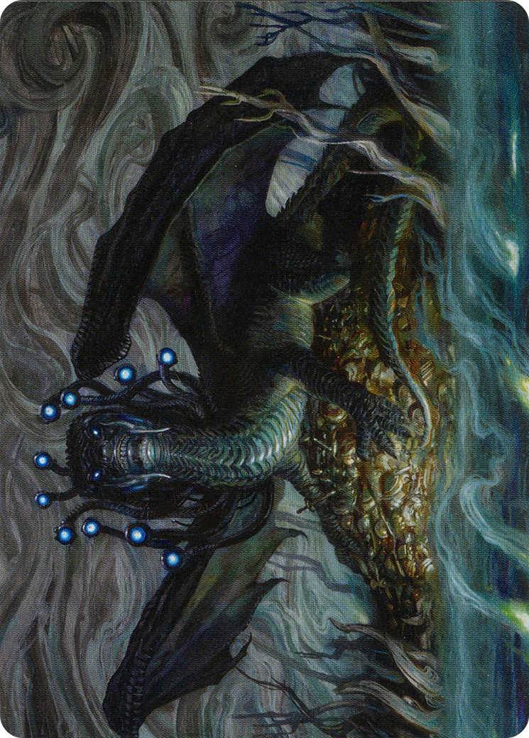 Oculus Whelp // Oculus Whelp (AMOM-015) - March of the Machine Art Series (Borderless) - Premium MTG Single from Wizards of the Coast - Just $0! Shop now at Game Crave Tournament Store