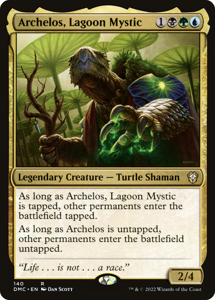 Archelos, Lagoon Mystic (DMC-140) - Dominaria United Commander - Premium MTG Single from Wizards of the Coast - Just $0.08! Shop now at Game Crave Tournament Store