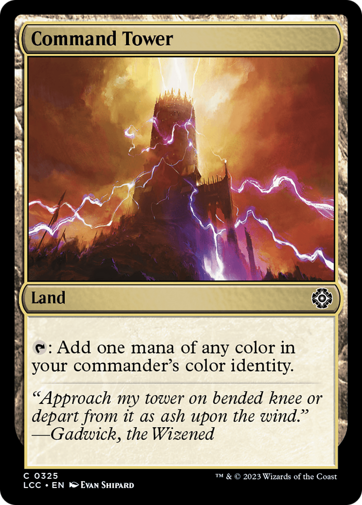 Command Tower (LCC-325) - The Lost Caverns of Ixalan Commander - Premium MTG Single from Wizards of the Coast - Just $0.08! Shop now at Game Crave Tournament Store