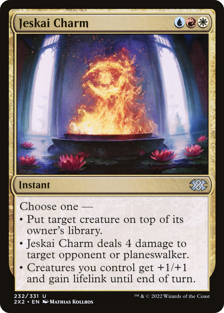 Jeskai Charm (2X2-232) - Double Masters 2022 - Premium MTG Single from Wizards of the Coast - Just $0.08! Shop now at Game Crave Tournament Store