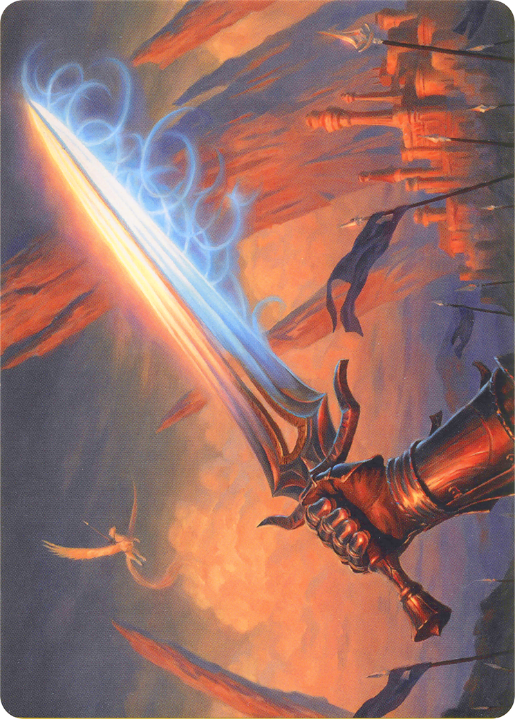 Sword of Truth and Justice // Sword of Truth and Justice (AMH1-046) - Modern Horizons Art Series (Borderless) - Premium MTG Single from Wizards of the Coast - Just $0! Shop now at Game Crave Tournament Store