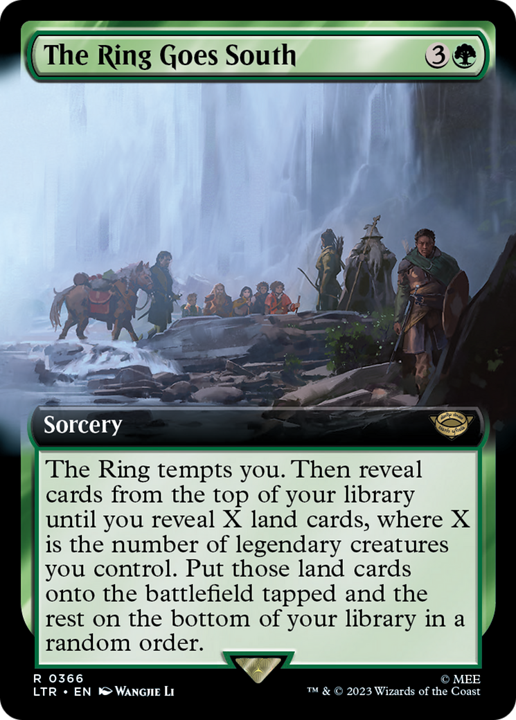 The Ring Goes South (LTR-366) - The Lord of the Rings: Tales of Middle-earth: (Extended Art) - Premium MTG Single from Wizards of the Coast - Just $0.26! Shop now at Game Crave Tournament Store