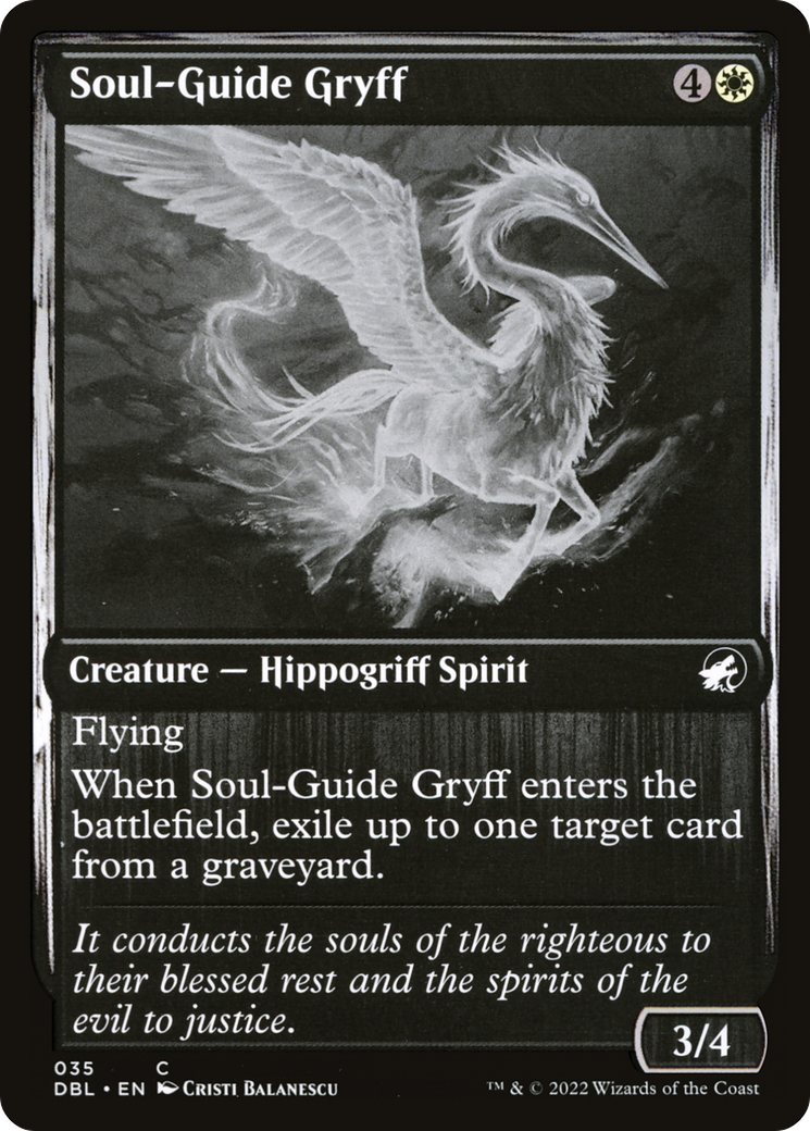 Soul-Guide Gryff (DBL-035) - Innistrad: Double Feature - Premium MTG Single from Wizards of the Coast - Just $0.08! Shop now at Game Crave Tournament Store