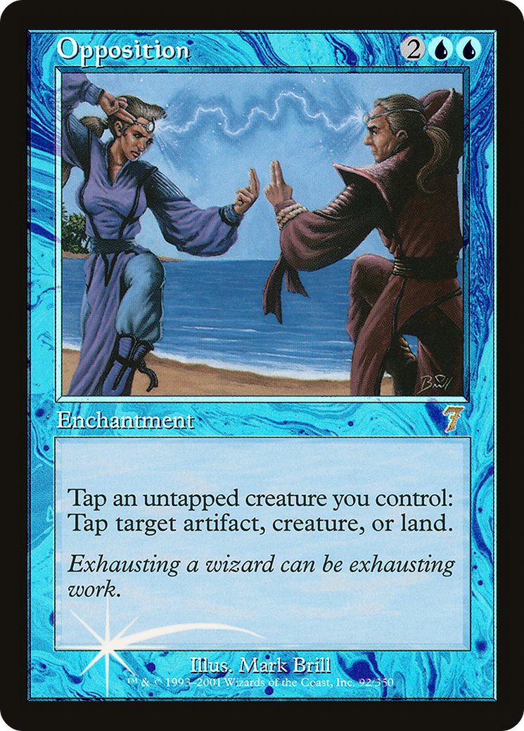 Opposition (7ED-92★) - Seventh Edition Foil - Premium MTG Single from Wizards of the Coast - Just $12.84! Shop now at Game Crave Tournament Store