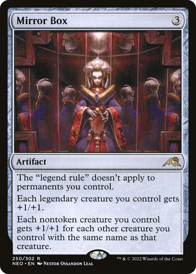 Mirror Box (NEO-250) - Kamigawa: Neon Dynasty Foil - Premium MTG Single from Wizards of the Coast - Just $1.33! Shop now at Game Crave Tournament Store