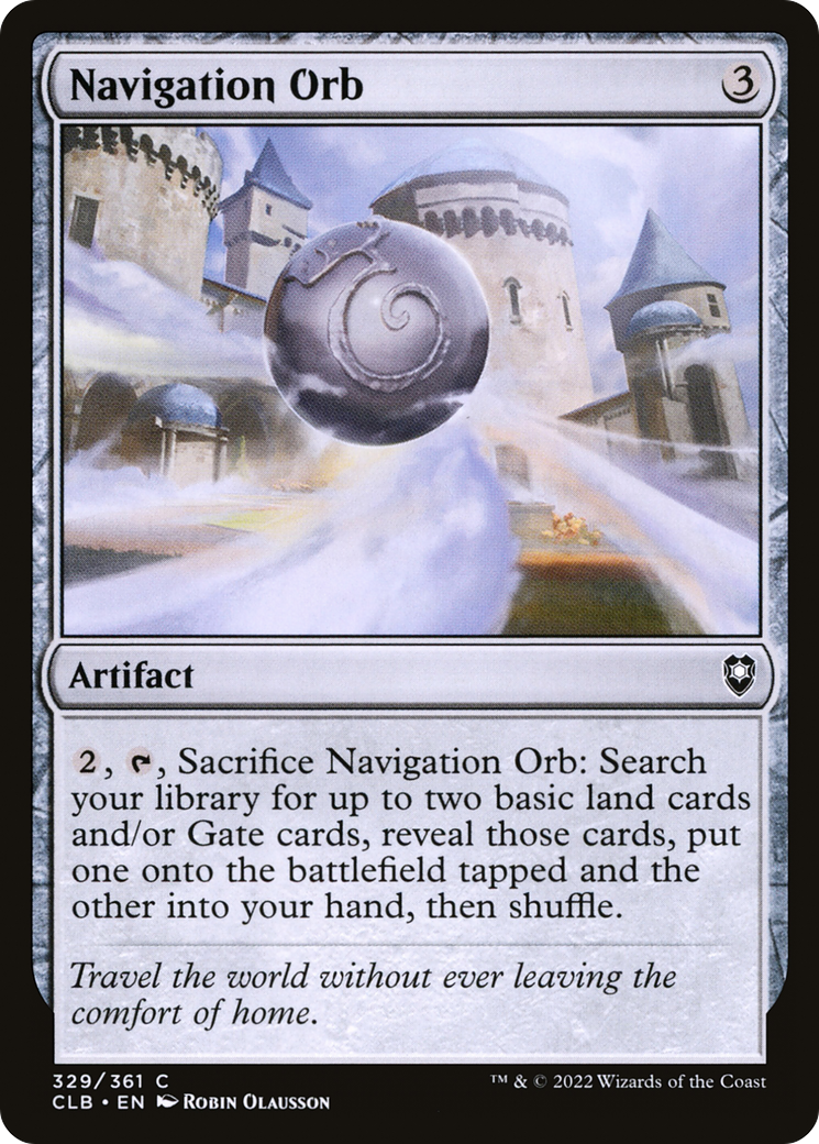Navigation Orb (CLB-329) - Commander Legends: Battle for Baldur's Gate - Premium MTG Single from Wizards of the Coast - Just $0.08! Shop now at Game Crave Tournament Store