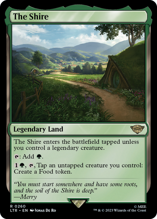 The Shire (LTR-260) - The Lord of the Rings: Tales of Middle-earth Foil - Premium MTG Single from Wizards of the Coast - Just $1.63! Shop now at Game Crave Tournament Store