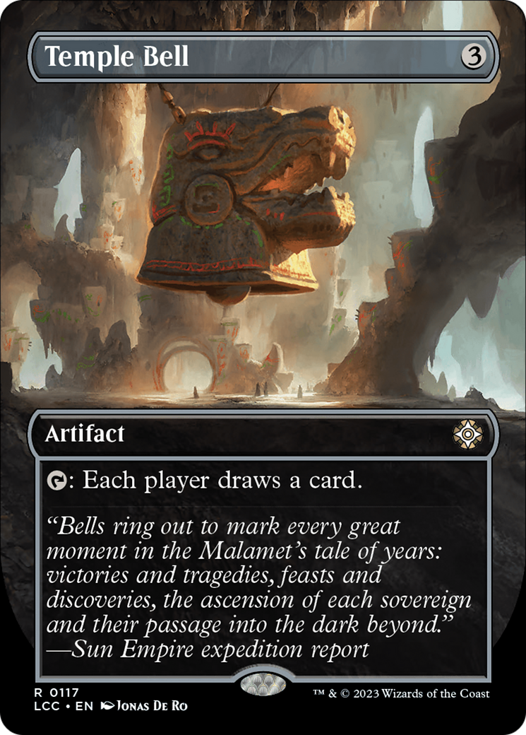Temple Bell (LCC-117) - The Lost Caverns of Ixalan Commander (Borderless) - Premium MTG Single from Wizards of the Coast - Just $7.27! Shop now at Game Crave Tournament Store