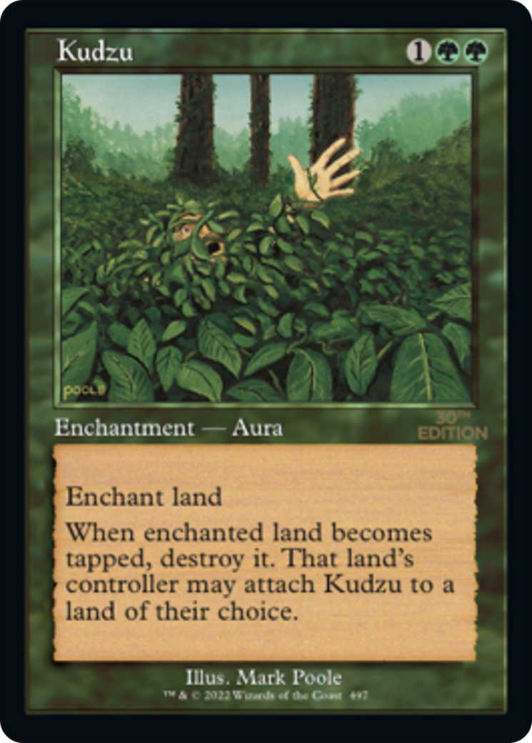 Kudzu (30A-497) - 30th Anniversary Edition - Premium MTG Single from Wizards of the Coast - Just $26.40! Shop now at Game Crave Tournament Store