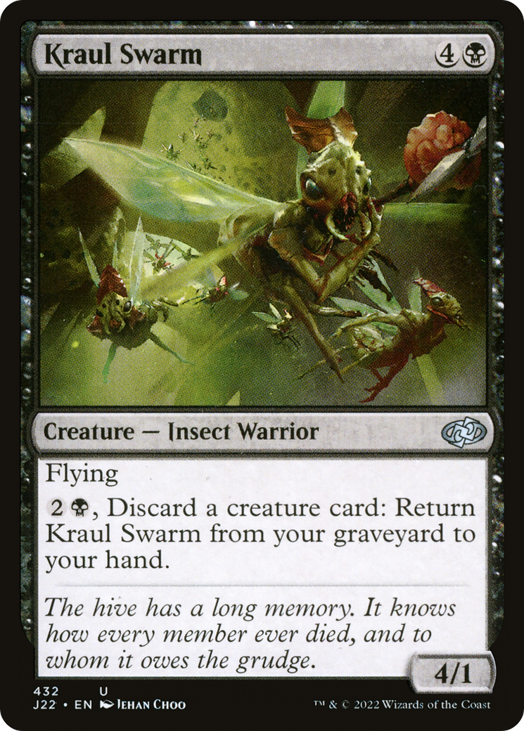 Kraul Swarm (J22-432) - Jumpstart 2022 - Premium MTG Single from Wizards of the Coast - Just $0.25! Shop now at Game Crave Tournament Store