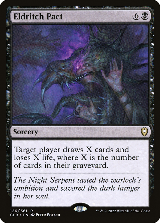 Eldritch Pact (CLB-126) - Commander Legends: Battle for Baldur's Gate - Premium MTG Single from Wizards of the Coast - Just $0.08! Shop now at Game Crave Tournament Store