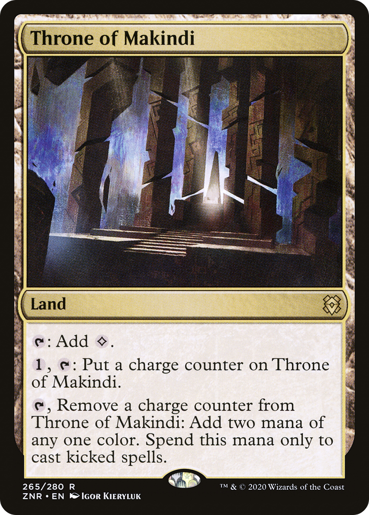 Throne of Makindi (ZNR-265) - Zendikar Rising - Premium MTG Single from Wizards of the Coast - Just $0.25! Shop now at Game Crave Tournament Store