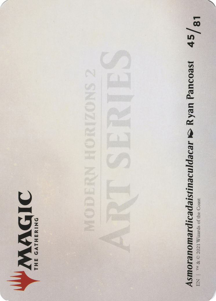 Asmoranomardicadaistinaculdacar // Asmoranomardicadaistinaculdacar (AMH2-045) - Modern Horizons 2 Art Series (Borderless) - Premium MTG Single from Wizards of the Coast - Just $0! Shop now at Game Crave Tournament Store