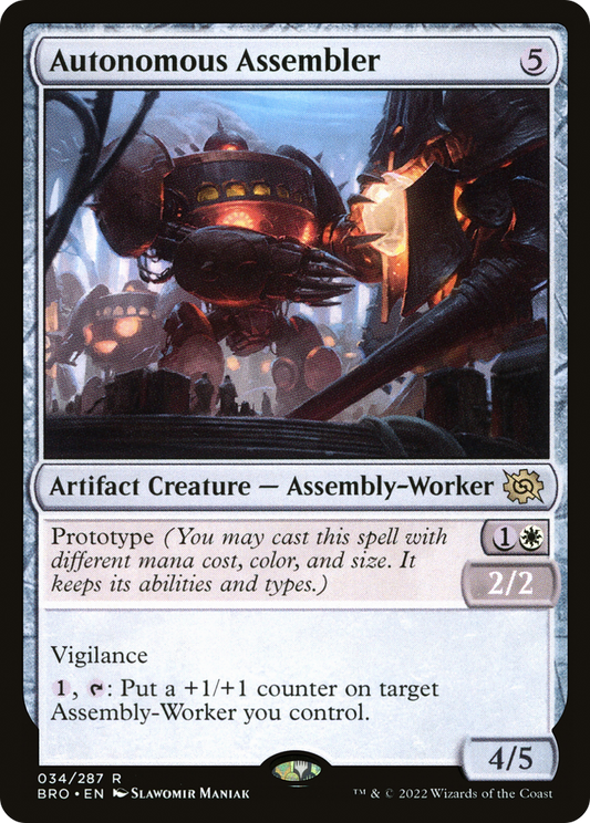 Autonomous Assembler (BRO-034) - The Brothers' War - Premium MTG Single from Wizards of the Coast - Just $0.08! Shop now at Game Crave Tournament Store