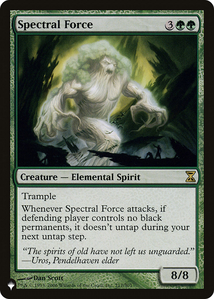 Spectral Force (PLIST-704) - The List - Premium MTG Single from Wizards of the Coast - Just $0.08! Shop now at Game Crave Tournament Store