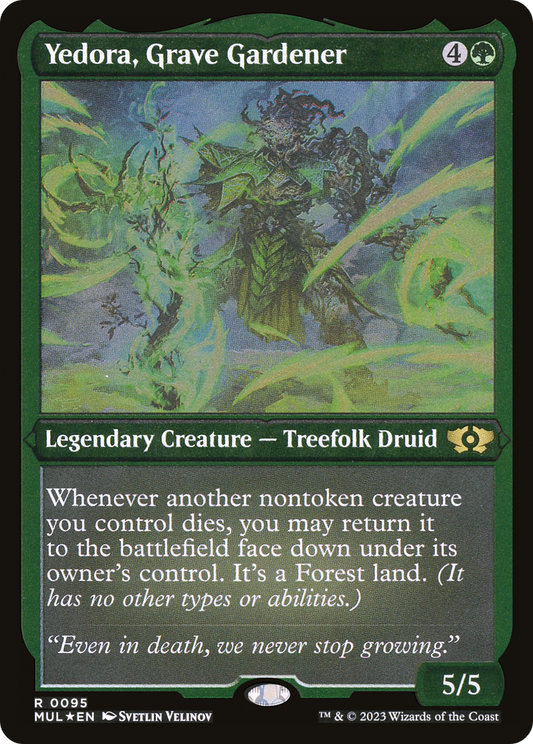 Yedora, Grave Gardener (MUL-095) - Multiverse Legends Etched Foil - Premium MTG Single from Wizards of the Coast - Just $0.91! Shop now at Game Crave Tournament Store