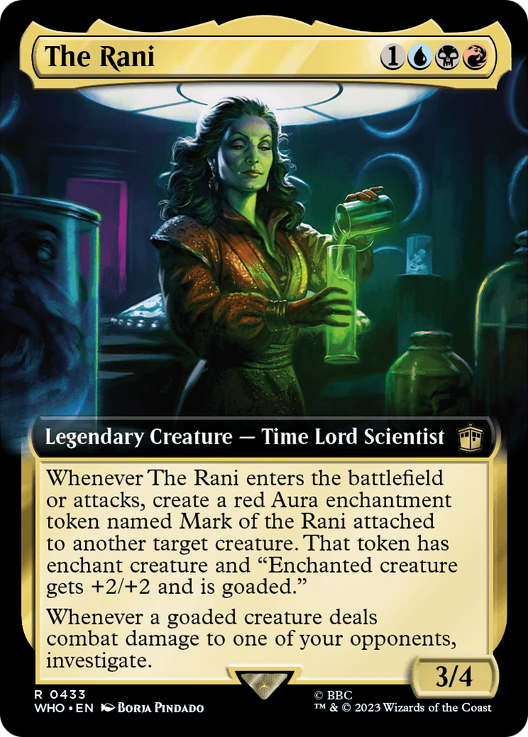 The Rani (WHO-433) - Doctor Who: (Extended Art) Foil - Premium MTG Single from Wizards of the Coast - Just $0.08! Shop now at Game Crave Tournament Store