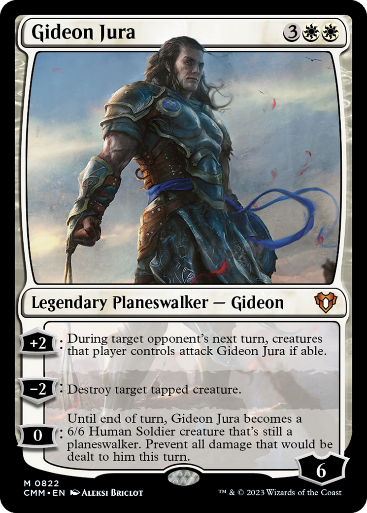 Gideon Jura (CMM-822) - Commander Masters - Premium MTG Single from Wizards of the Coast - Just $0.08! Shop now at Game Crave Tournament Store