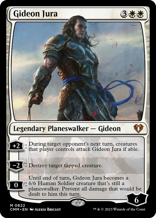 Gideon Jura (CMM-822) - Commander Masters - Premium MTG Single from Wizards of the Coast - Just $0.08! Shop now at Game Crave Tournament Store