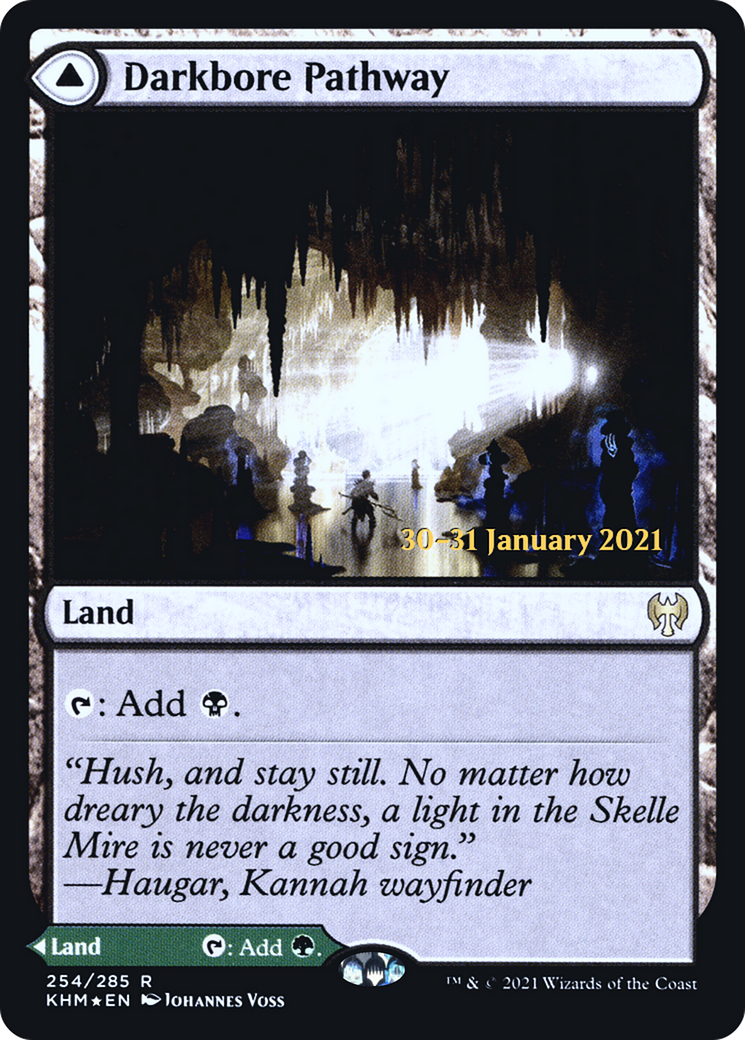 Darkbore Pathway // Slitherbore Pathway (PKHM-254S) - Kaldheim Promos Foil - Premium MTG Single from Wizards of the Coast - Just $1.70! Shop now at Game Crave Tournament Store