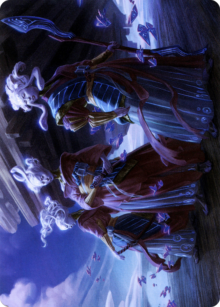 Guardians of Oboro // Guardians of Oboro (ANEO-030) - Neon Dynasty Art Series (Borderless) - Premium MTG Single from Wizards of the Coast - Just $0! Shop now at Game Crave Tournament Store