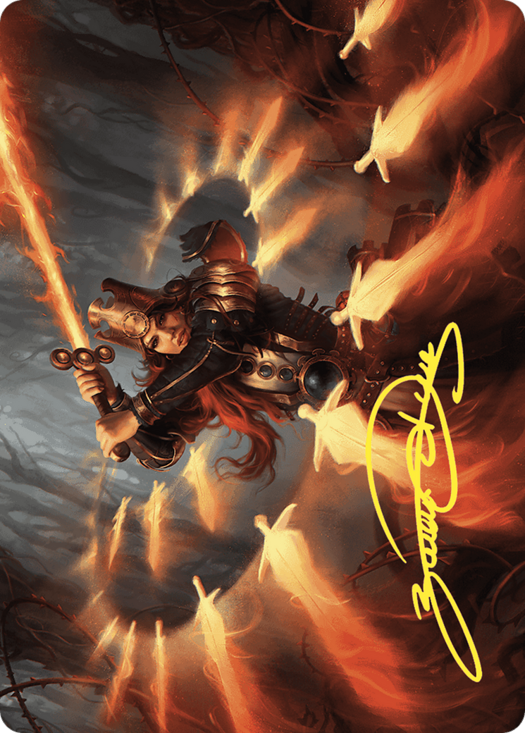 Heartflame Duelist // Heartflame Duelist (AWOE-038) - Wilds of Eldraine Art Series (Borderless) - Premium MTG Single from Wizards of the Coast - Just $0! Shop now at Game Crave Tournament Store