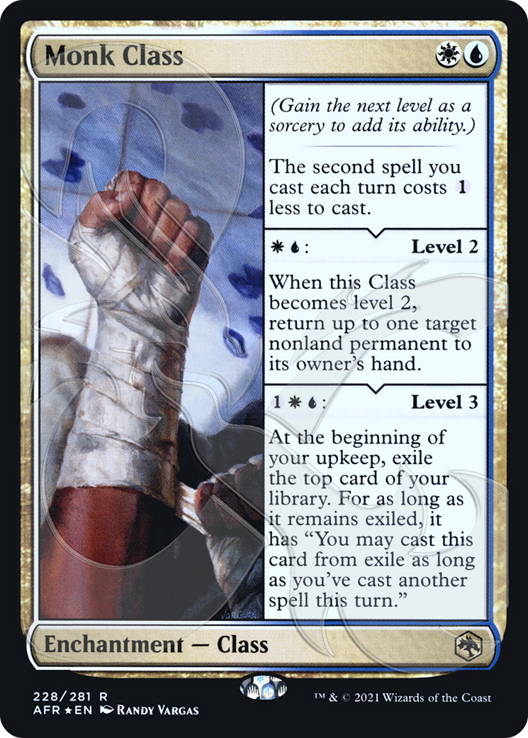 Monk Class (PAFR-228A) - Adventures in the Forgotten Realms Promos Foil - Premium MTG Single from Wizards of the Coast - Just $1.24! Shop now at Game Crave Tournament Store