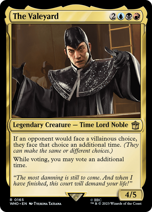 The Valeyard (WHO-165) - Doctor Who - Premium MTG Single from Wizards of the Coast - Just $0.25! Shop now at Game Crave Tournament Store