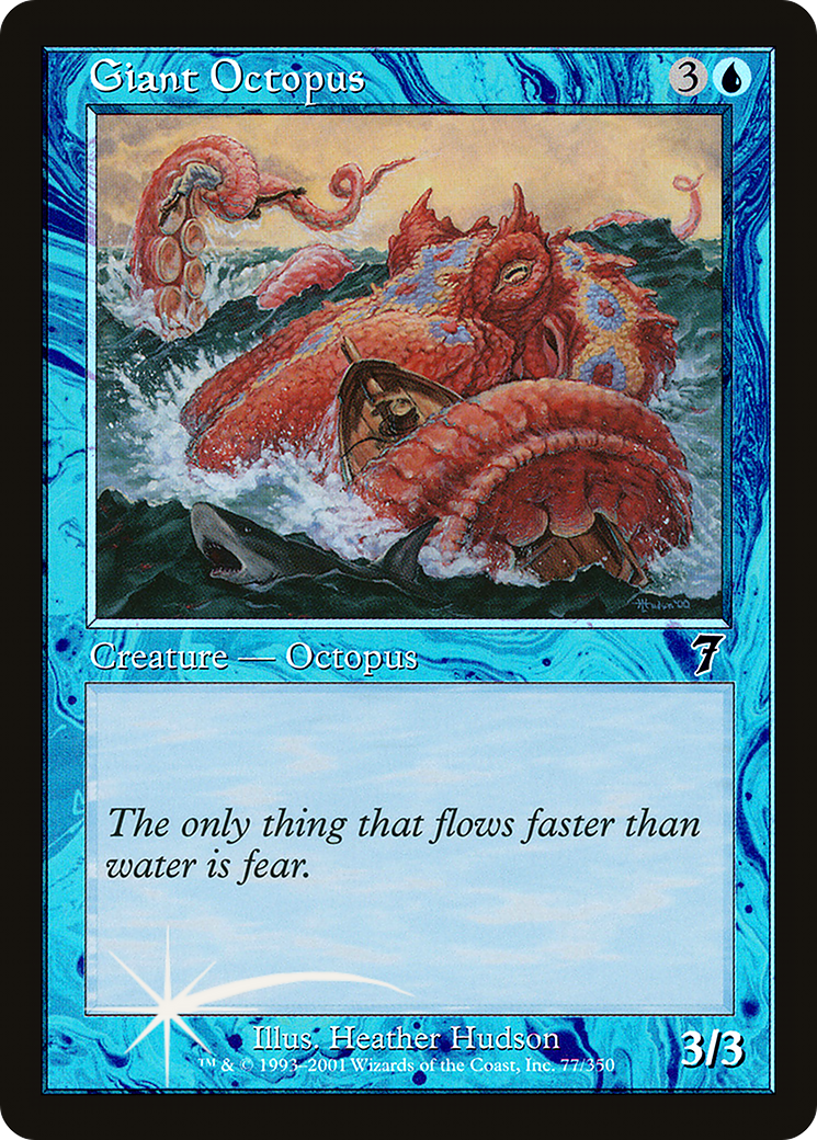 Giant Octopus (7ED-77★) - Seventh Edition Foil - Premium MTG Single from Wizards of the Coast - Just $1.72! Shop now at Game Crave Tournament Store