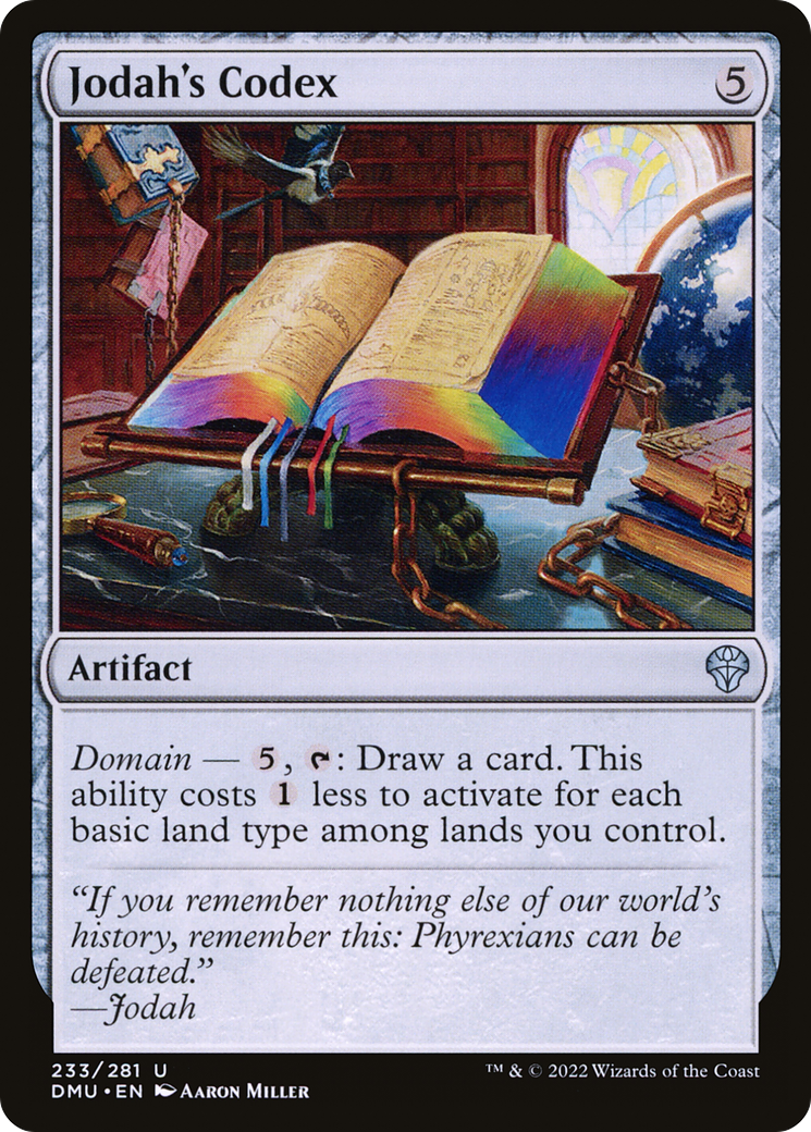 Jodah's Codex (DMU-233) - Dominaria United Foil - Premium MTG Single from Wizards of the Coast - Just $0.08! Shop now at Game Crave Tournament Store