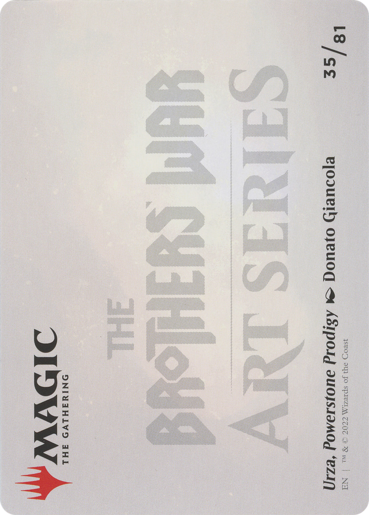 Urza, Powerstone Prodigy // Urza, Powerstone Prodigy (ABRO-035) - The Brothers' War Art Series (Borderless) - Premium MTG Single from Wizards of the Coast - Just $0! Shop now at Game Crave Tournament Store