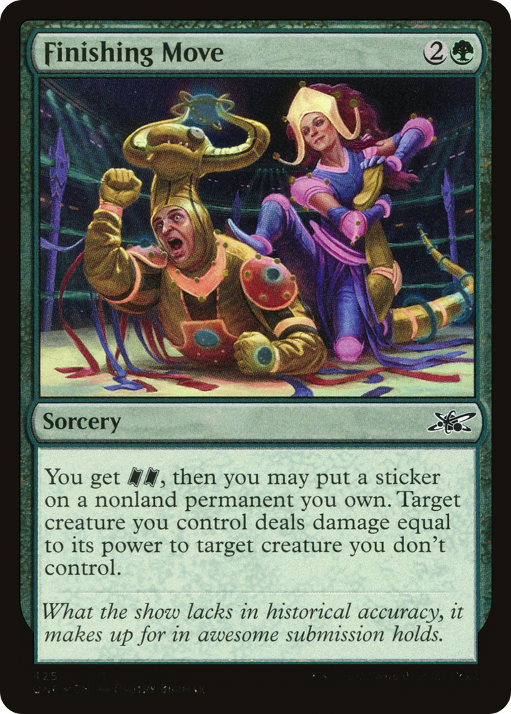 Finishing Move (UNF-425) - Unfinity Foil - Premium MTG Single from Wizards of the Coast - Just $0.08! Shop now at Game Crave Tournament Store