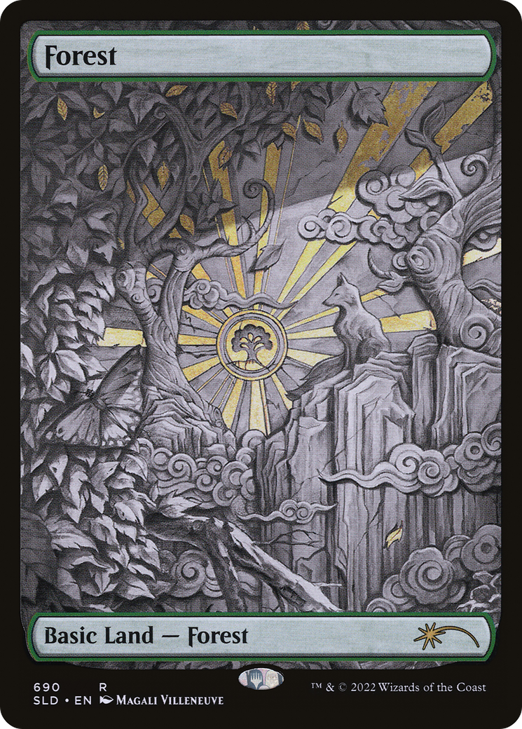 Forest (SLD-690) - Secret Lair Drop Foil - Premium MTG Single from Wizards of the Coast - Just $1.51! Shop now at Game Crave Tournament Store