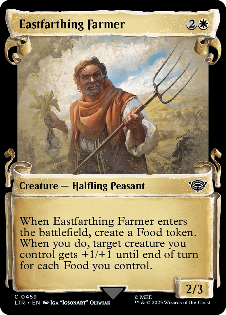 Eastfarthing Farmer (LTR-459) - The Lord of the Rings: Tales of Middle-earth: (Showcase) - Premium MTG Single from Wizards of the Coast - Just $0.08! Shop now at Game Crave Tournament Store