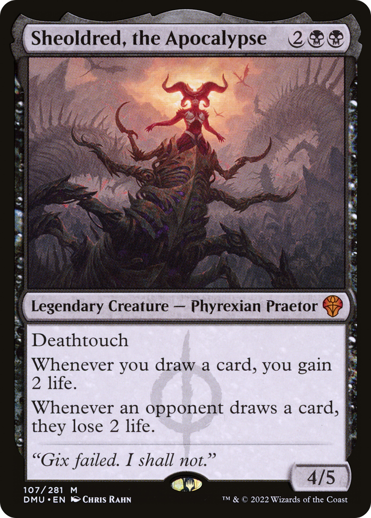 Sheoldred, the Apocalypse (DMU-107) - Dominaria United - Premium MTG Single from Wizards of the Coast - Just $58.60! Shop now at Game Crave Tournament Store