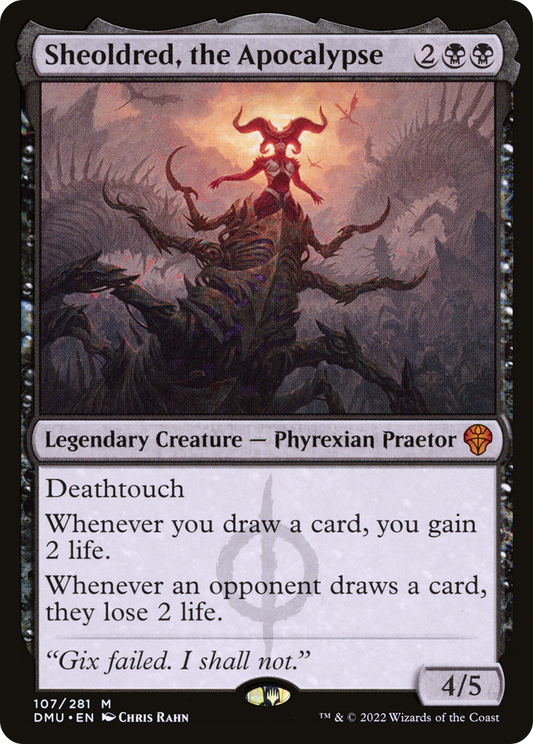 Sheoldred, the Apocalypse (DMU-107) - Dominaria United - Premium MTG Single from Wizards of the Coast - Just $58.60! Shop now at Game Crave Tournament Store