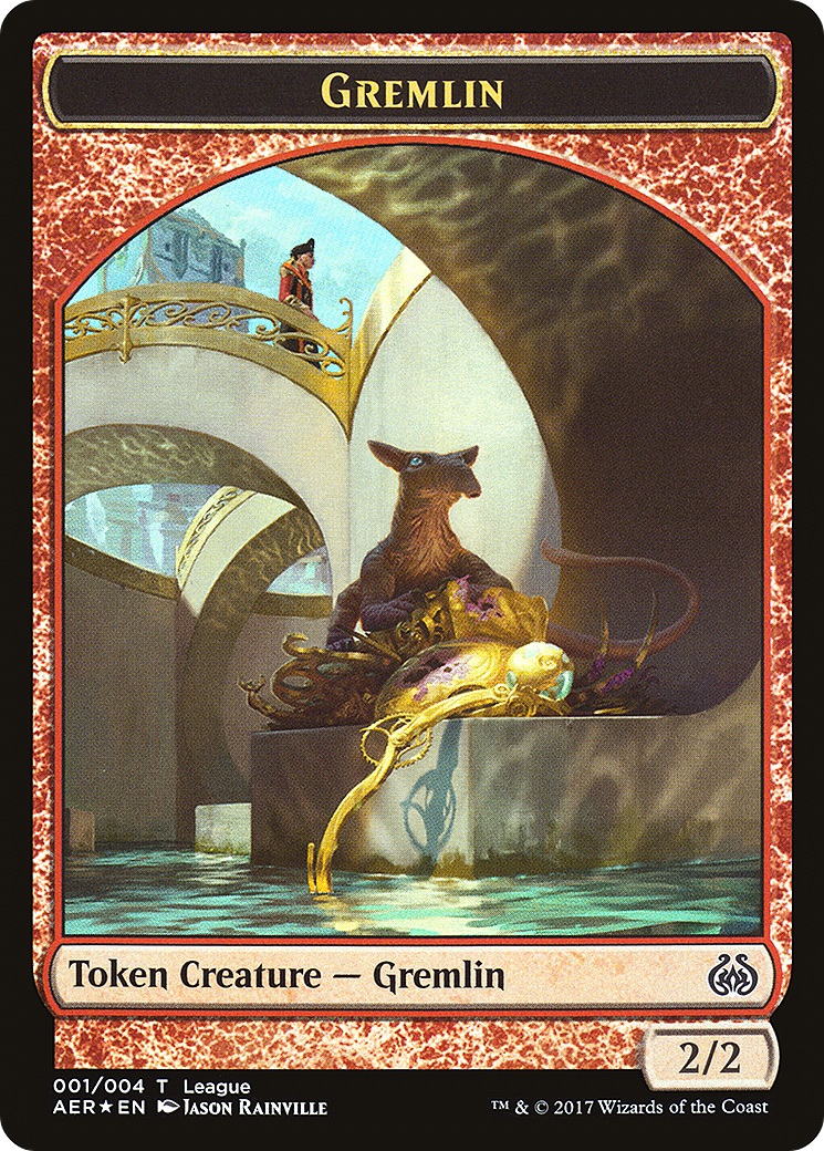 Gremlin // Energy Reserve (L17-001) - League Tokens 2017 Foil - Premium MTG Single from Wizards of the Coast - Just $0.54! Shop now at Game Crave Tournament Store