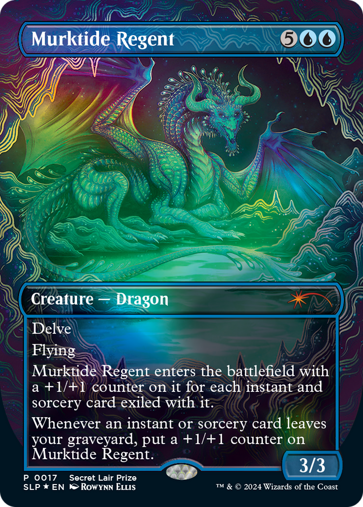 Murktide Regent (SLP-017) - Secret Lair Showdown (Borderless) - Premium MTG Single from Wizards of the Coast - Just $568.80! Shop now at Game Crave Tournament Store