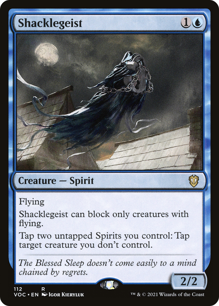 Shacklegeist (VOC-112) - Crimson Vow Commander - Premium MTG Single from Wizards of the Coast - Just $0.08! Shop now at Game Crave Tournament Store