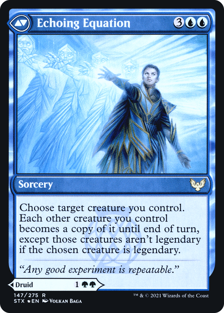 Augmenter Pugilist // Echoing Equation (PSTX-147S) - Strixhaven: School of Mages Promos Foil - Premium MTG Single from Wizards of the Coast - Just $0.15! Shop now at Game Crave Tournament Store