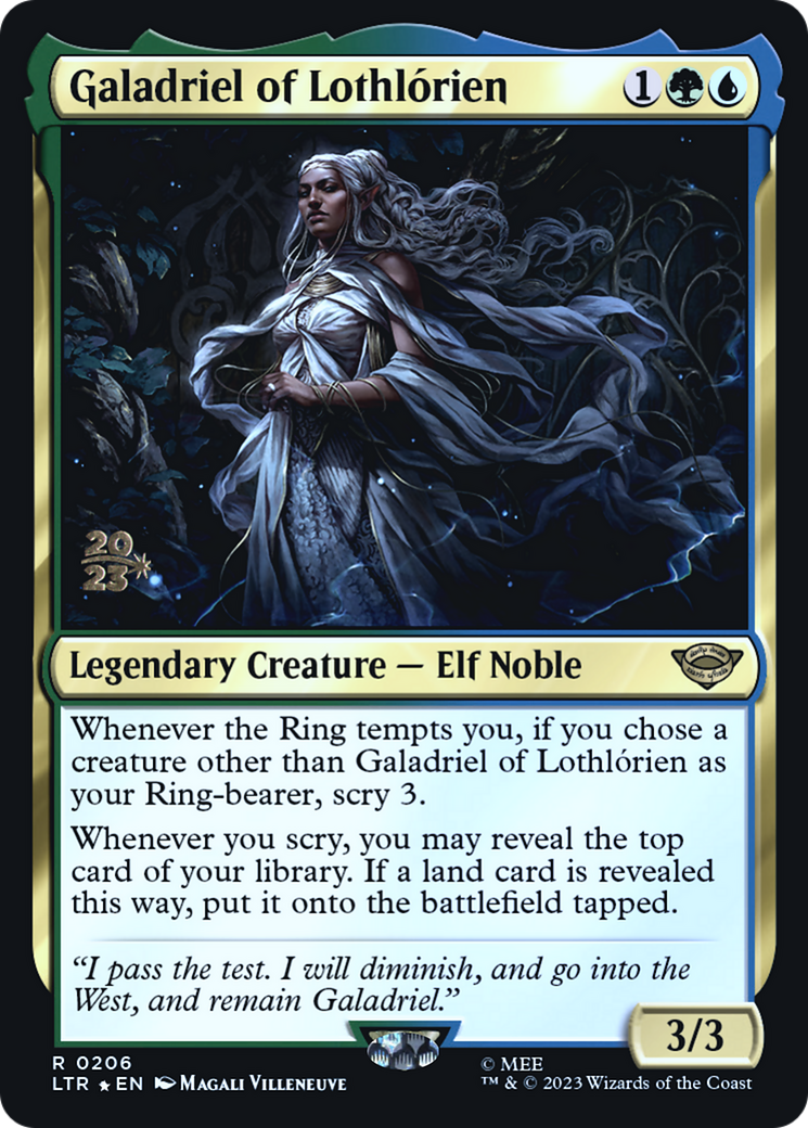 Galadriel of Lothlórien (PLTR-206S) - Tales of Middle-earth Promos Foil - Premium MTG Single from Wizards of the Coast - Just $1.21! Shop now at Game Crave Tournament Store